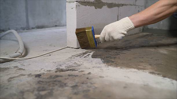 Crawl space vapor barrier installation in Atlanta, IL
